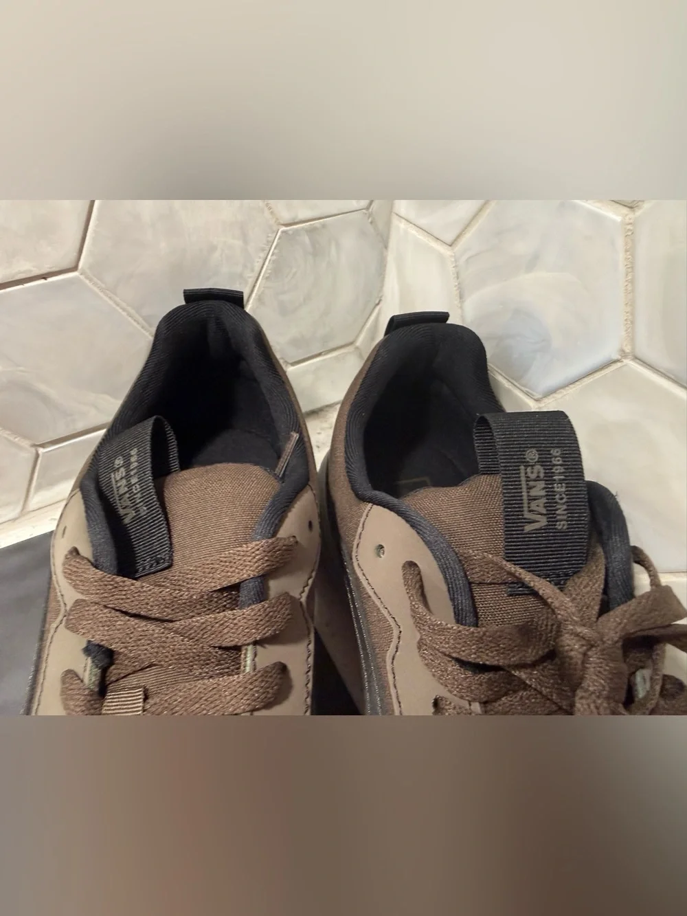 Vans Mens  Range EXP Sneaker Low Reflective Coal Brown Colorway Sz 11.5 New Box